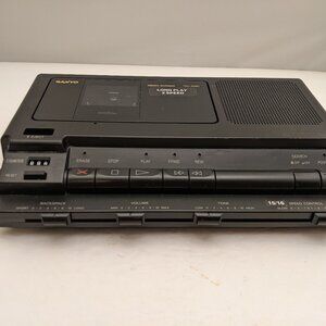 SANYO Memo Scriber Standard Cassette Transcriber | TRC-8080 | USED